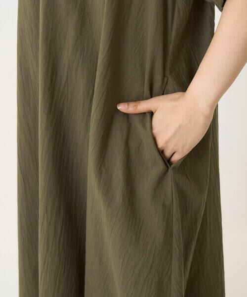 Maison de CINQ / メゾン ドゥ サンク ロング・マキシ丈ワンピース | 【小さいサイズ】ソフトコットンボリュームスリーブワンピース/洗える | 詳細8