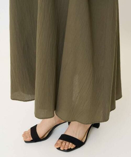 Maison de CINQ / メゾン ドゥ サンク ロング・マキシ丈ワンピース | 【小さいサイズ】ソフトコットンボリュームスリーブワンピース/洗える | 詳細9