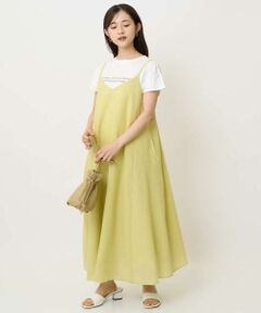 Maison de CINQ / メゾン ドゥ サンク ロング・マキシ丈ワンピース | 【小さいサイズ】ポコポコキャミワンピース/洗える