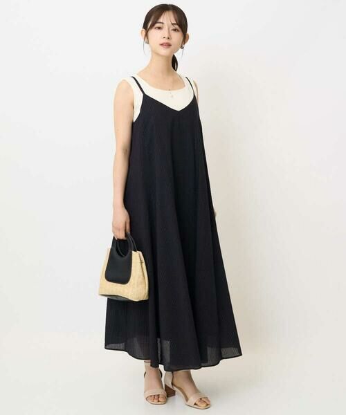 Maison de CINQ / メゾン ドゥ サンク ロング・マキシ丈ワンピース | 【小さいサイズ】ポコポコキャミワンピース/洗える | 詳細12