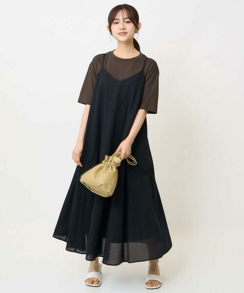 Maison de CINQ / メゾン ドゥ サンク ロング・マキシ丈ワンピース | 【小さいサイズ】ポコポコキャミワンピース/洗える | 詳細19