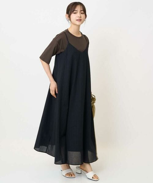 Maison de CINQ / メゾン ドゥ サンク ロング・マキシ丈ワンピース | 【小さいサイズ】ポコポコキャミワンピース/洗える | 詳細20