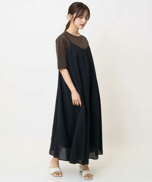 Maison de CINQ / メゾン ドゥ サンク ロング・マキシ丈ワンピース | 【小さいサイズ】ポコポコキャミワンピース/洗える | 詳細21