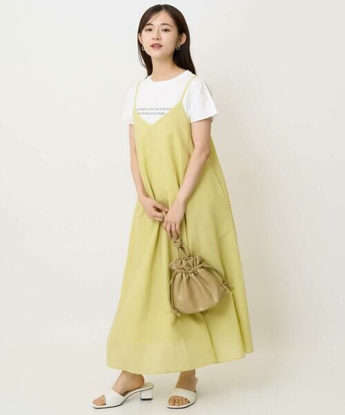 Maison de CINQ / メゾン ドゥ サンク ロング・マキシ丈ワンピース | 【小さいサイズ】ポコポコキャミワンピース/洗える | 詳細22