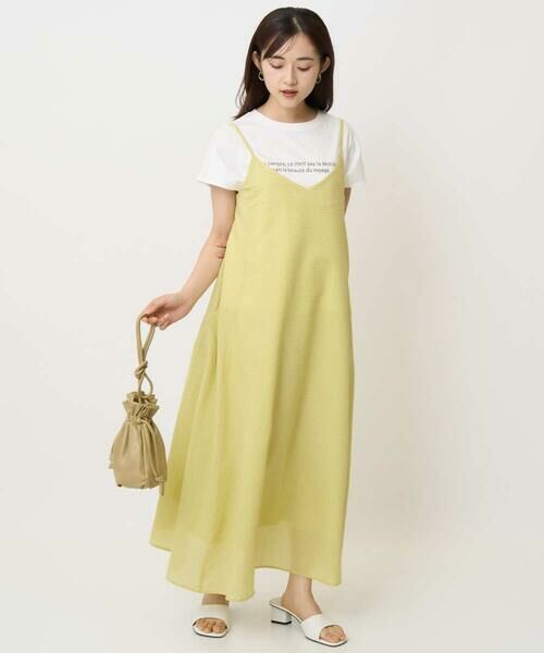 Maison de CINQ / メゾン ドゥ サンク ロング・マキシ丈ワンピース | 【小さいサイズ】ポコポコキャミワンピース/洗える | 詳細23