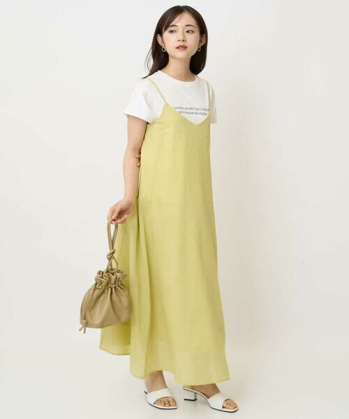 Maison de CINQ / メゾン ドゥ サンク ロング・マキシ丈ワンピース | 【小さいサイズ】ポコポコキャミワンピース/洗える | 詳細24