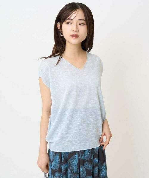 Maison de CINQ / メゾン ドゥ サンク ニット・セーター | 【小さいサイズ】フレンチスリーブラメニット/洗える | 詳細2