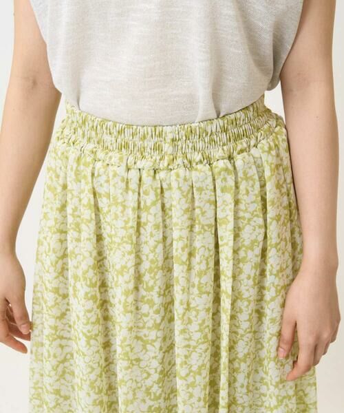 Maison de CINQ / メゾン ドゥ サンク ロング・マキシ丈スカート | 【小さいサイズ】小花柄シフォンスカート/丈の長さが選べる/洗える/セットアップ対応 | 詳細6