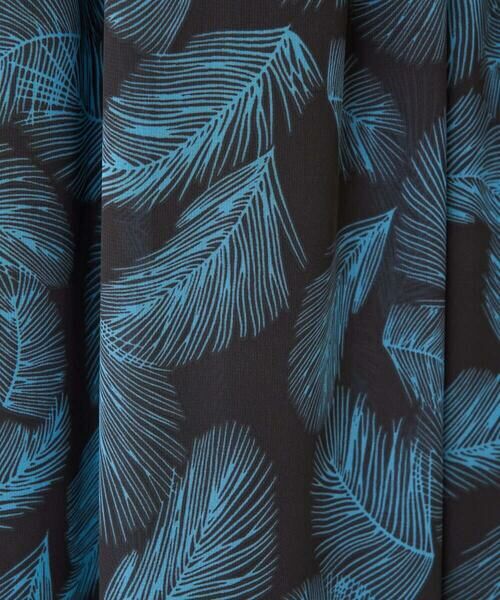 Maison de CINQ / メゾン ドゥ サンク ロング・マキシ丈スカート | 【小さいサイズ】リーフ柄シフォンスカート/丈の長さが選べる/洗える/セットアップ対応 | 詳細15