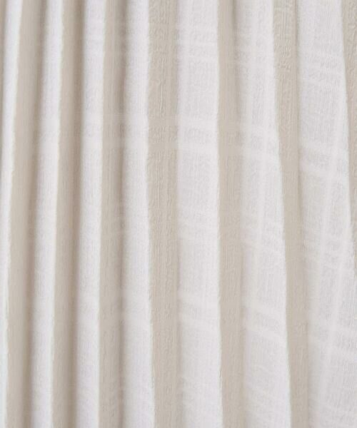 Maison de CINQ / メゾン ドゥ サンク ロング・マキシ丈スカート | 【小さいサイズ】楊柳シアーチェックプリーツスカート/洗える/セットアップ対応 | 詳細10