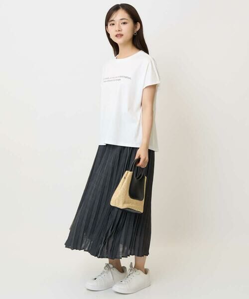 Maison de CINQ / メゾン ドゥ サンク ロング・マキシ丈スカート | 【小さいサイズ】楊柳シアーチェックプリーツスカート/洗える/セットアップ対応 | 詳細27