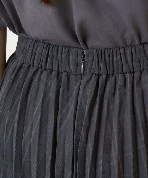 Maison de CINQ / メゾン ドゥ サンク ロング・マキシ丈スカート | 【小さいサイズ】楊柳シアーチェックプリーツスカート/洗える/セットアップ対応 | 詳細6