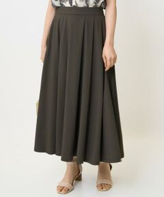 Maison de CINQ / メゾン ドゥ サンク ロング・マキシ丈スカート | 【小さいサイズ】ジャージーフレアスカート/接触冷感/速乾/洗える/セットアップ対応