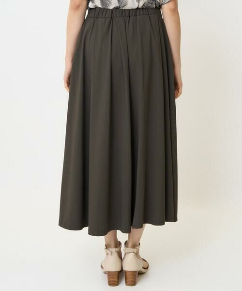 Maison de CINQ / メゾン ドゥ サンク ロング・マキシ丈スカート | 【小さいサイズ】ジャージーフレアスカート/接触冷感/速乾/洗える/セットアップ対応 | 詳細3