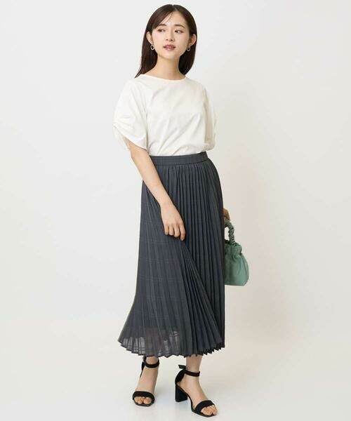 Maison de CINQ / メゾン ドゥ サンク カットソー | 【小さいサイズ】タックスリーブポンチカットソー/接触冷感/洗える | 詳細11