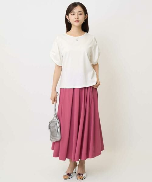 Maison de CINQ / メゾン ドゥ サンク カットソー | 【小さいサイズ】タックスリーブポンチカットソー/接触冷感/洗える | 詳細13