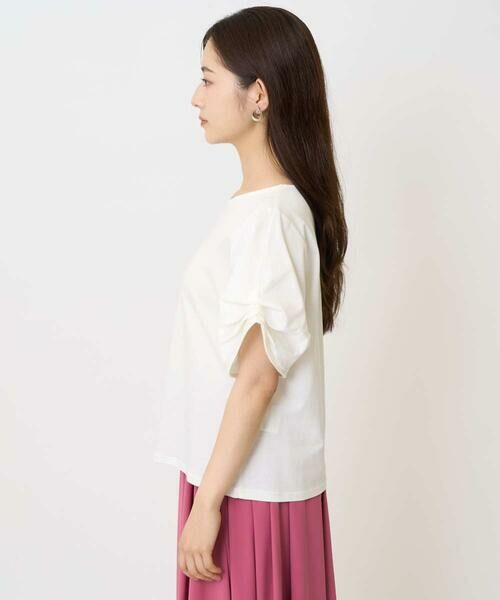 Maison de CINQ / メゾン ドゥ サンク カットソー | 【小さいサイズ】タックスリーブポンチカットソー/接触冷感/洗える | 詳細4