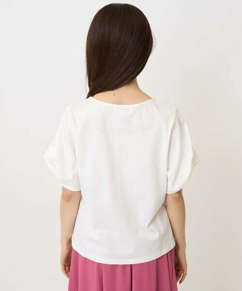 Maison de CINQ / メゾン ドゥ サンク カットソー | 【小さいサイズ】タックスリーブポンチカットソー/接触冷感/洗える | 詳細5