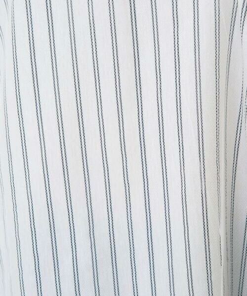 Maison de CINQ / メゾン ドゥ サンク カットソー | 【小さいサイズ】先染めストライプ柄チュール カットソー/洗える | 詳細10