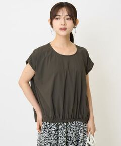 Maison de CINQ / メゾン ドゥ サンク カットソー | 【小さいサイズ】フレンチスリーブジャージーカットソー/接触冷感/速乾/洗える/セットアップ対応