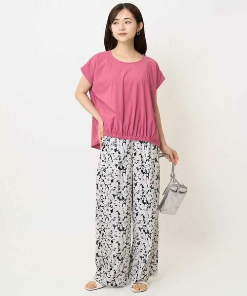 Maison de CINQ / メゾン ドゥ サンク カットソー | 【小さいサイズ】フレンチスリーブジャージーカットソー/接触冷感/速乾/洗える/セットアップ対応 | 詳細15