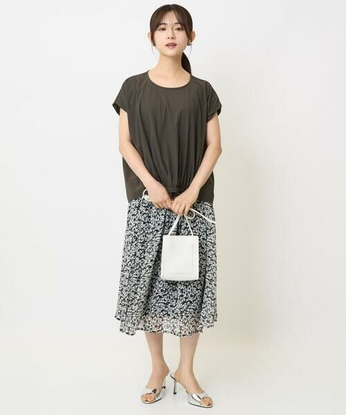 Maison de CINQ / メゾン ドゥ サンク カットソー | 【小さいサイズ】フレンチスリーブジャージーカットソー/接触冷感/速乾/洗える/セットアップ対応 | 詳細24