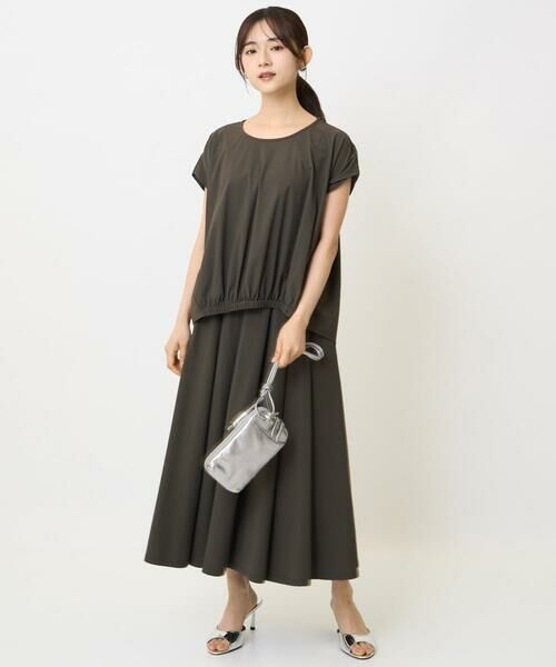 Maison de CINQ / メゾン ドゥ サンク カットソー | 【小さいサイズ】フレンチスリーブジャージーカットソー/接触冷感/速乾/洗える/セットアップ対応 | 詳細29