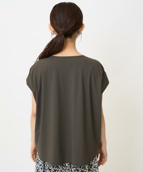 Maison de CINQ / メゾン ドゥ サンク カットソー | 【小さいサイズ】フレンチスリーブジャージーカットソー/接触冷感/速乾/洗える/セットアップ対応 | 詳細6