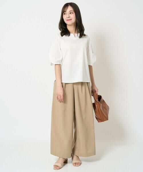 Maison de CINQ / メゾン ドゥ サンク その他パンツ | 【小さいサイズ】2タックワイドパンツ/洗える | 詳細12