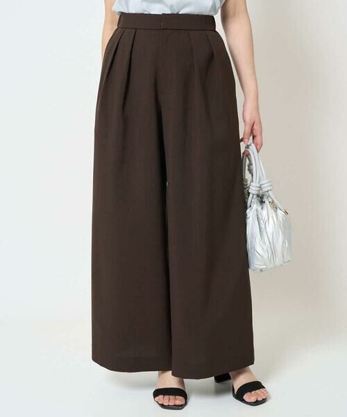 Maison de CINQ / メゾン ドゥ サンク その他パンツ | 【小さいサイズ】2タックワイドパンツ/洗える | 詳細2