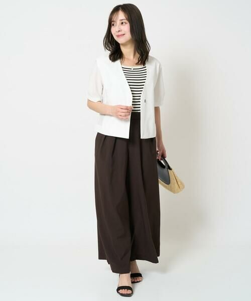 Maison de CINQ / メゾン ドゥ サンク その他パンツ | 【小さいサイズ】2タックワイドパンツ/洗える | 詳細21