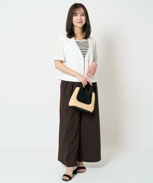 Maison de CINQ / メゾン ドゥ サンク その他パンツ | 【小さいサイズ】2タックワイドパンツ/洗える | 詳細22