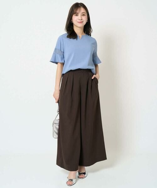 Maison de CINQ / メゾン ドゥ サンク その他パンツ | 【小さいサイズ】2タックワイドパンツ/洗える | 詳細24