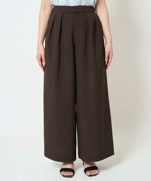 Maison de CINQ / メゾン ドゥ サンク その他パンツ | 【小さいサイズ】2タックワイドパンツ/洗える | 詳細3