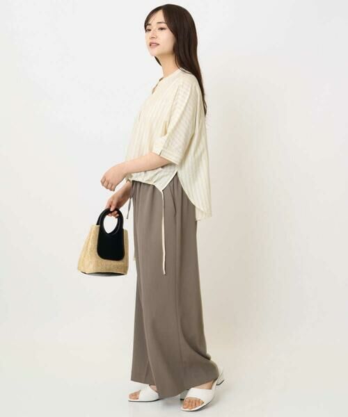 Maison de CINQ / メゾン ドゥ サンク その他パンツ | 【小さいサイズ】センタープレス入りストレートワイドパンツ/UVカット/接触冷感/速乾/洗える | 詳細17