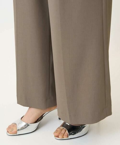 Maison de CINQ / メゾン ドゥ サンク その他パンツ | 【小さいサイズ】センタープレス入りストレートワイドパンツ/UVカット/接触冷感/速乾/洗える | 詳細9