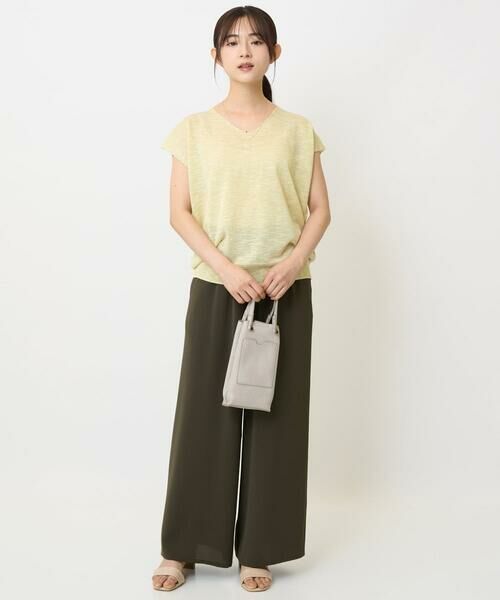 Maison de CINQ / メゾン ドゥ サンク その他パンツ | 【小さいサイズ】リラクシーワイドパンツ/UVカット/接触冷感/洗濯機で洗える | 詳細14