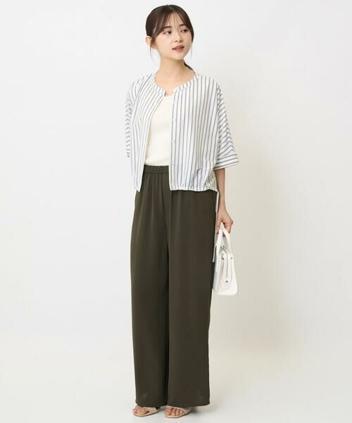 Maison de CINQ / メゾン ドゥ サンク その他パンツ | 【小さいサイズ】リラクシーワイドパンツ/UVカット/接触冷感/洗濯機で洗える | 詳細16