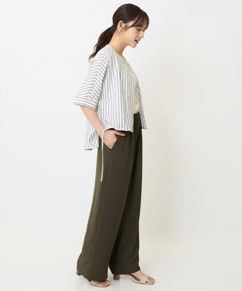 Maison de CINQ / メゾン ドゥ サンク その他パンツ | 【小さいサイズ】リラクシーワイドパンツ/UVカット/接触冷感/洗濯機で洗える | 詳細18