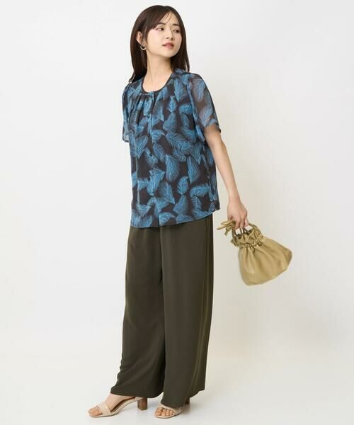 Maison de CINQ / メゾン ドゥ サンク その他パンツ | 【小さいサイズ】リラクシーワイドパンツ/UVカット/接触冷感/洗濯機で洗える | 詳細21