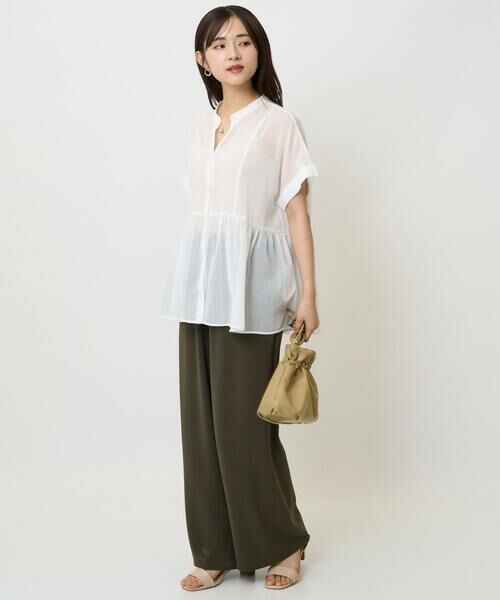 Maison de CINQ / メゾン ドゥ サンク その他パンツ | 【小さいサイズ】リラクシーワイドパンツ/UVカット/接触冷感/洗濯機で洗える | 詳細23