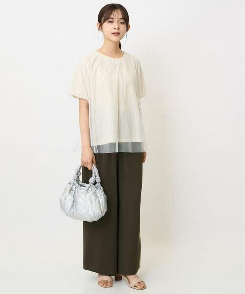 Maison de CINQ / メゾン ドゥ サンク その他パンツ | 【小さいサイズ】リラクシーワイドパンツ/UVカット/接触冷感/洗濯機で洗える | 詳細28