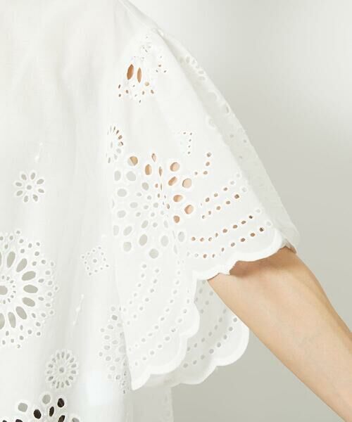 Maison de CINQ / メゾン ドゥ サンク シャツ・ブラウス | [小さいサイズ]ボーラーレースブラウス | 詳細10