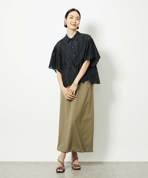 Maison de CINQ / メゾン ドゥ サンク シャツ・ブラウス | [小さいサイズ]ボーラーレースブラウス | 詳細15