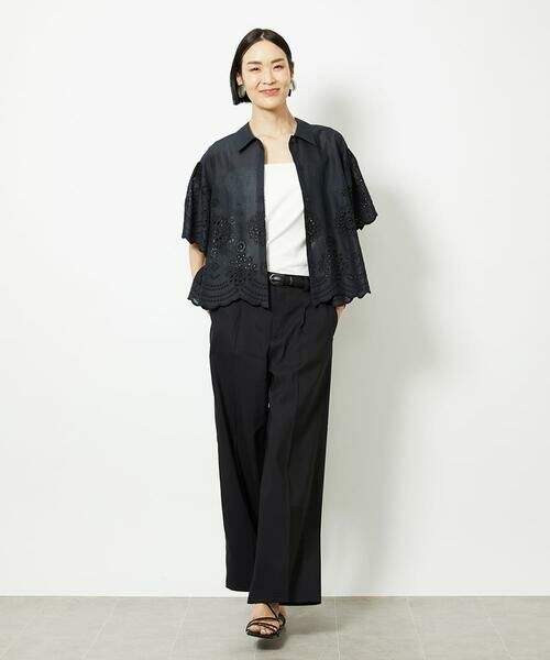 Maison de CINQ / メゾン ドゥ サンク シャツ・ブラウス | [小さいサイズ]ボーラーレースブラウス | 詳細18