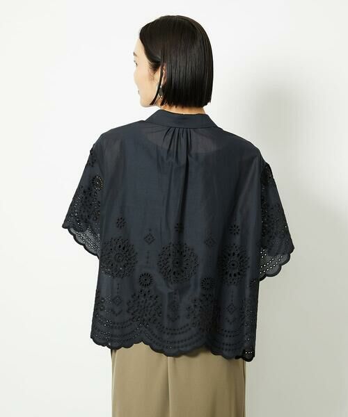 Maison de CINQ / メゾン ドゥ サンク シャツ・ブラウス | [小さいサイズ]ボーラーレースブラウス | 詳細2