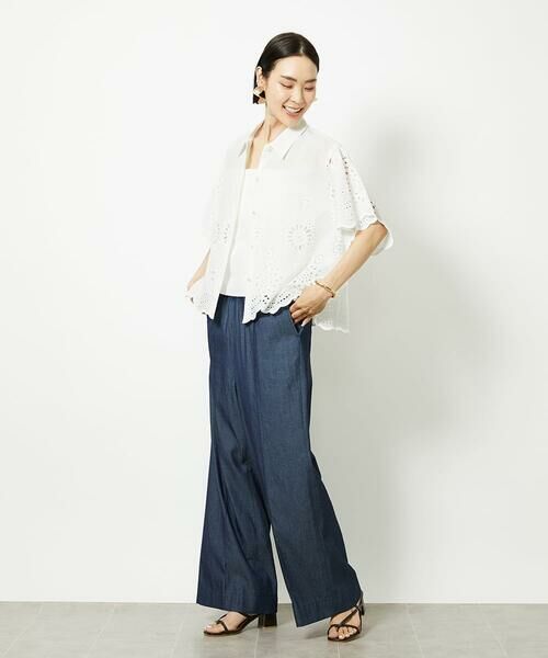 Maison de CINQ / メゾン ドゥ サンク シャツ・ブラウス | [小さいサイズ]ボーラーレースブラウス | 詳細22