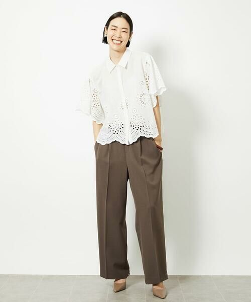 Maison de CINQ / メゾン ドゥ サンク シャツ・ブラウス | [小さいサイズ]ボーラーレースブラウス | 詳細24