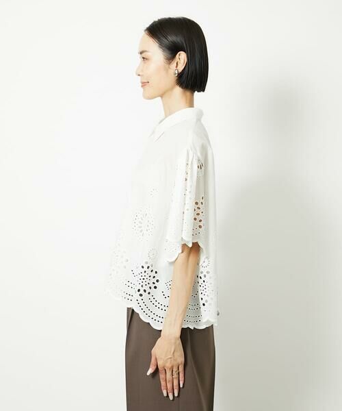 Maison de CINQ / メゾン ドゥ サンク シャツ・ブラウス | [小さいサイズ]ボーラーレースブラウス | 詳細7