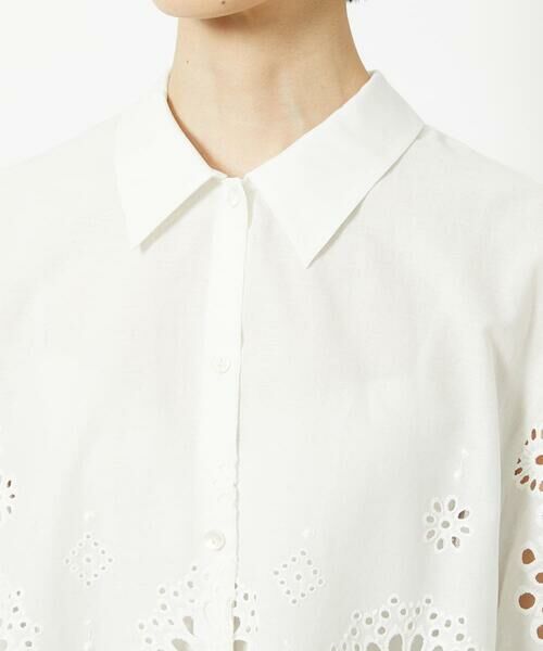 Maison de CINQ / メゾン ドゥ サンク シャツ・ブラウス | [小さいサイズ]ボーラーレースブラウス | 詳細9